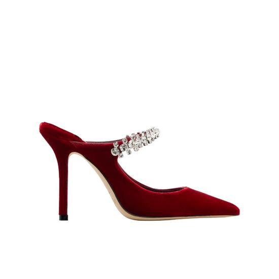 지미추 여성 샌들 BING100RUBYRED T