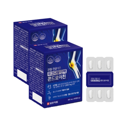 일양약품 관절 연골에존 뮤코다당 단백 콘드로이친 1200 60정 (2개)_이미지