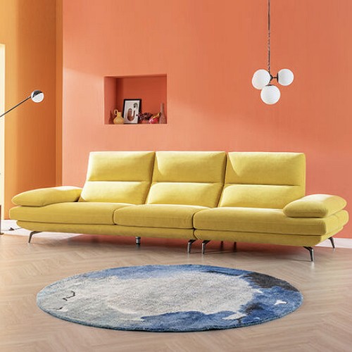 에싸 트리움 카시미라 패브릭 소파 4인용 (스툴포함)_이미지