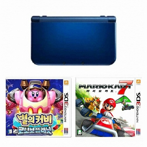 Nintendo ���ٵ� �� 3DS XL + ���� Ŀ�� �κ����÷��� + ������ īƮ 7 ��Ű��