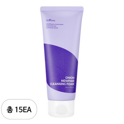 이즈앤트리 어니언 뉴페어 클렌징 폼 150ml (15개)_이미지