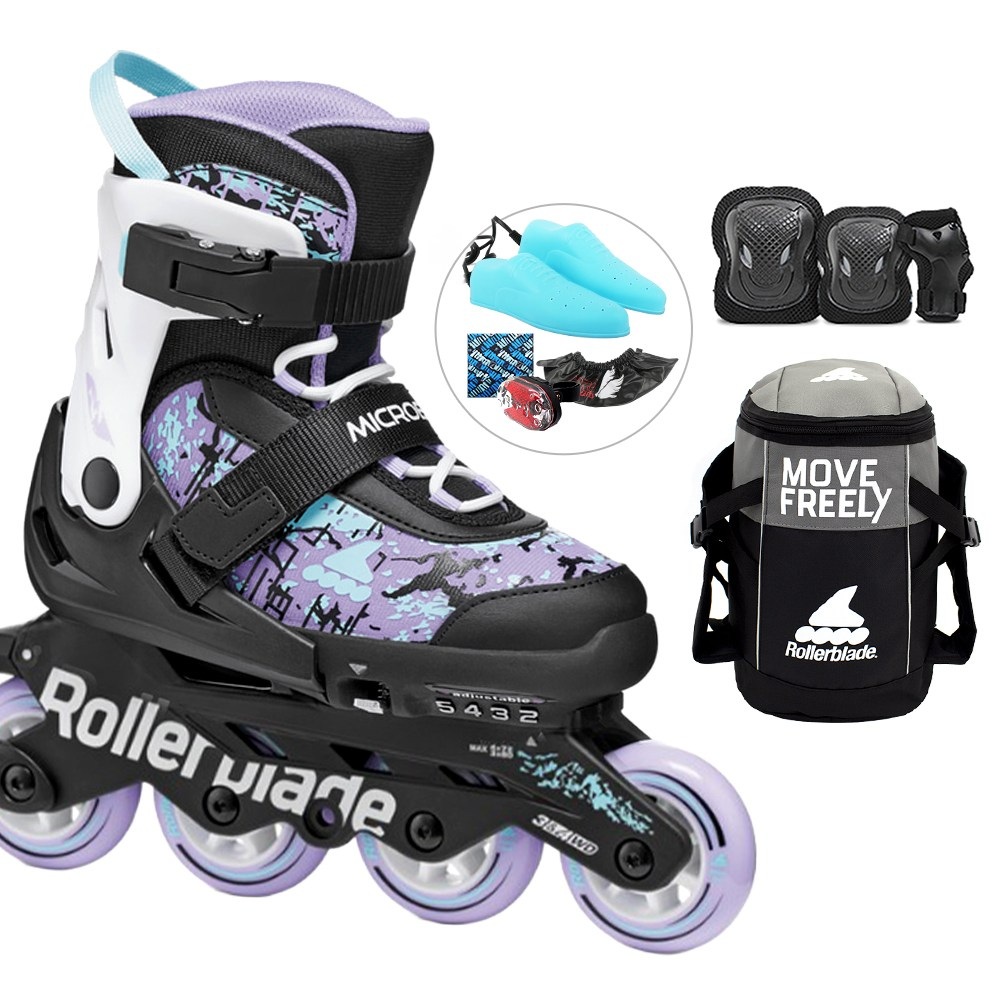 롤러블레이드 마이크로블레이드 SL 퍼플민트 (가방+보호대)