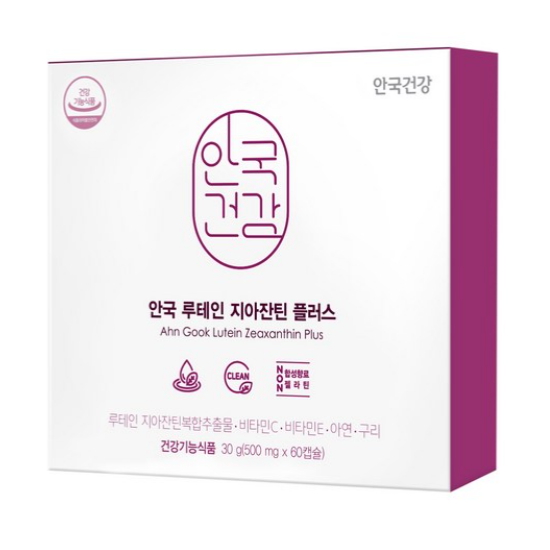 안국건강  안국 루테인 지아잔틴 플러스 30캡슐 2개입 (2개)