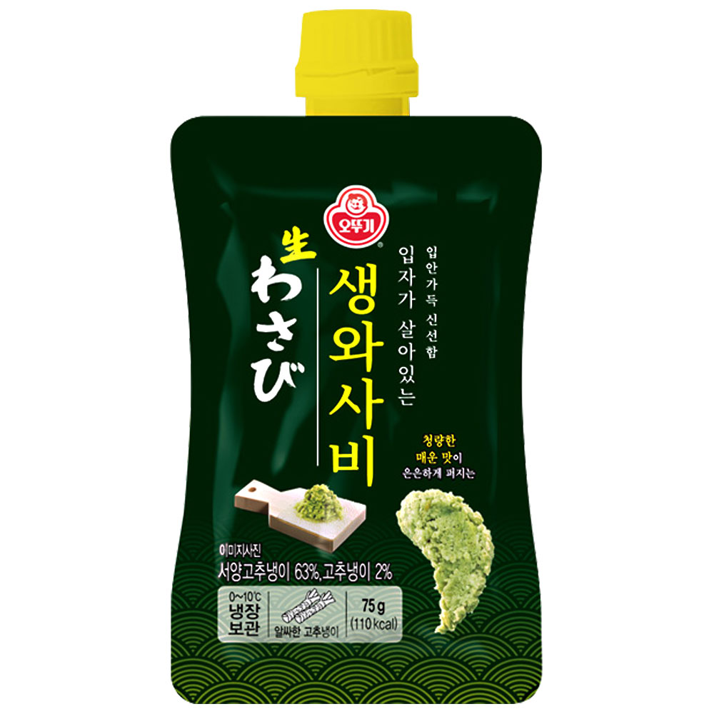 오뚜기 입자가 살아있는 생와사비 75g (6개)_이미지