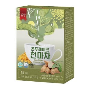 꽃샘식품 꽃샘 콘푸레이크 <b>천마차</b> 15개입