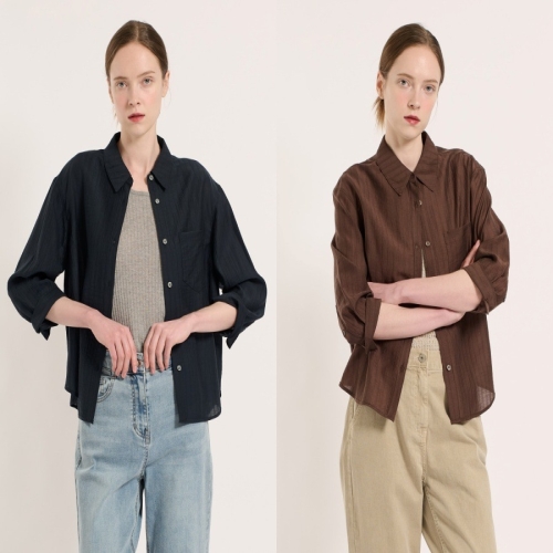 BCBG 25/여름리토 쿨 블라우스 B5M4B483