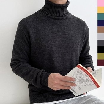 YAN 1000M 남자기본목폴라니트 기본롱가_20484515_667501