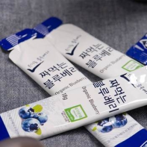 국산 유기농 짜먹는 블루베리 18ml 10개 간편한 블루베리 즙 원액