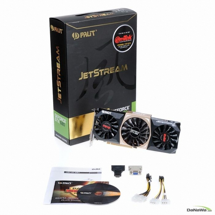PALIT 지포스 GTX680 JETSTREAM D5 2GB_이미지