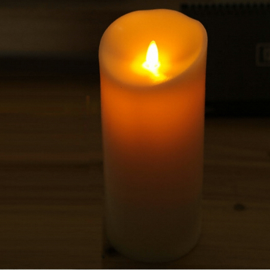 라이트컴 COMS LED Pillar 캔들 대_이미지