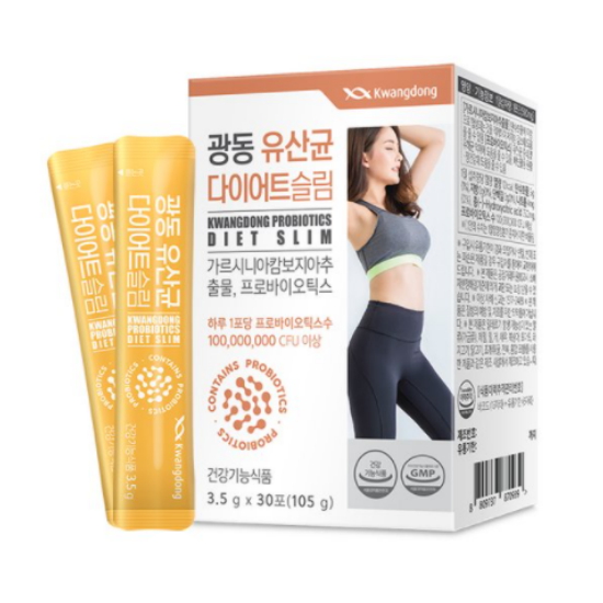 광동생활건강 광동 유산균 다이어트슬림 3.5g 30포이미지입니다. 누르면 해당 게시물로 새창이동합니다.