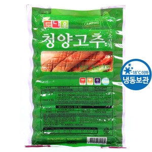도나우 청양고추맛 왕소세지 1kg [1개]