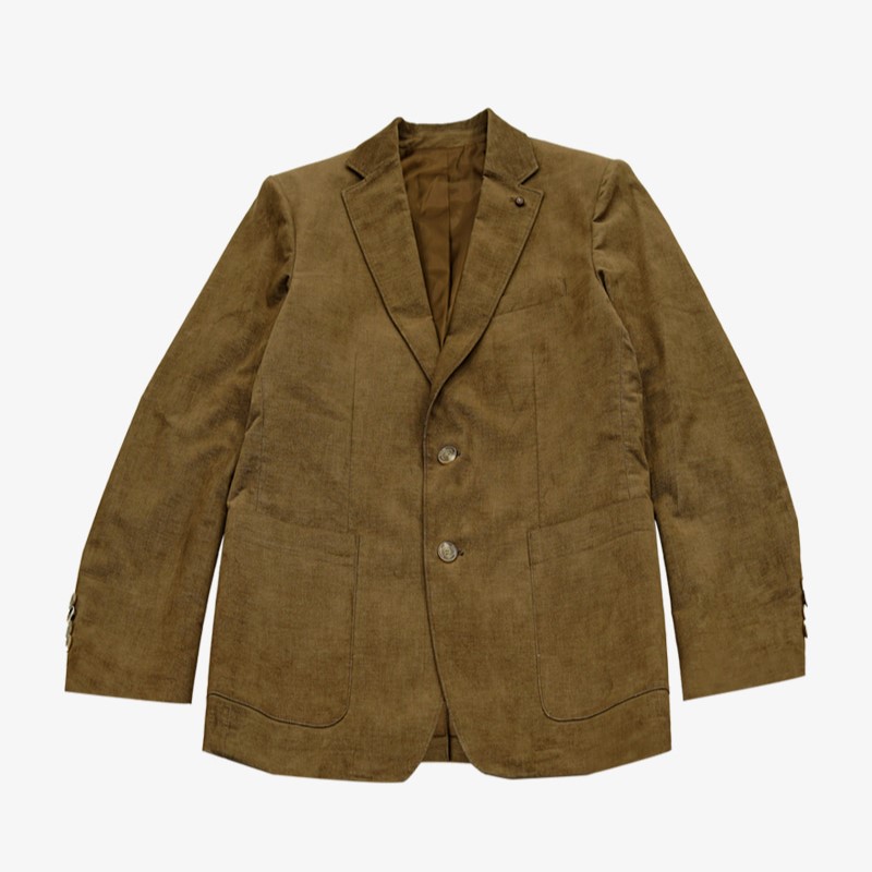 패션그룹형지 크로커다일 남성가을세퍼레이트몰스킨워싱슬림핏자켓 AAJK3112_이미지