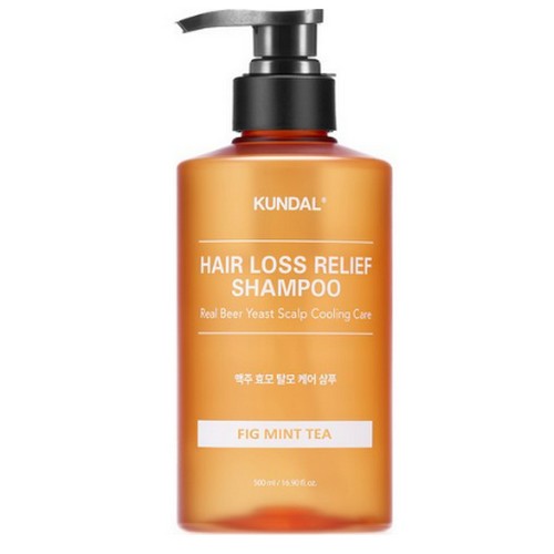 쿤달 맥주효모 탈모 샴푸 피그민트티 500ml (4개)_이미지