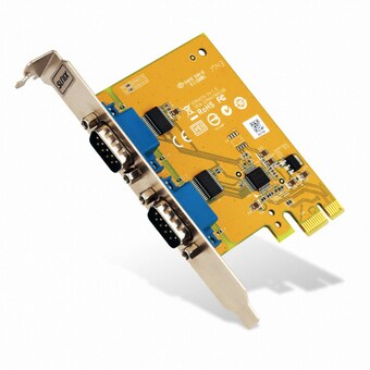 SUNIX 2포트 시리얼 PCIe 카드 (SER6437A)