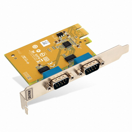 SUNIX 2��Ʈ �ø��� PCIe ī�� (SER6437A)