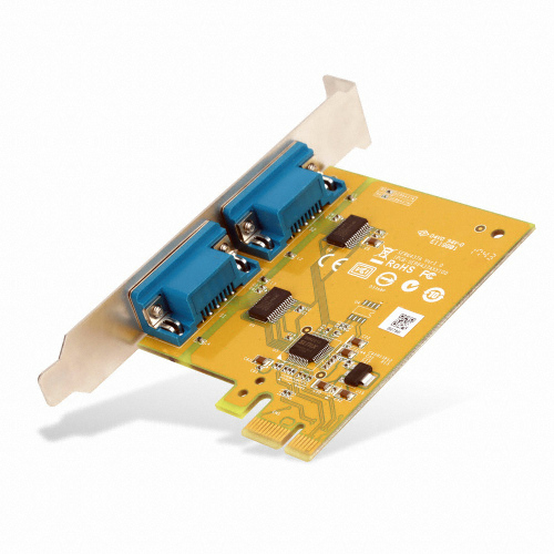 SUNIX 2��Ʈ �ø��� PCIe ī�� (SER6437A)