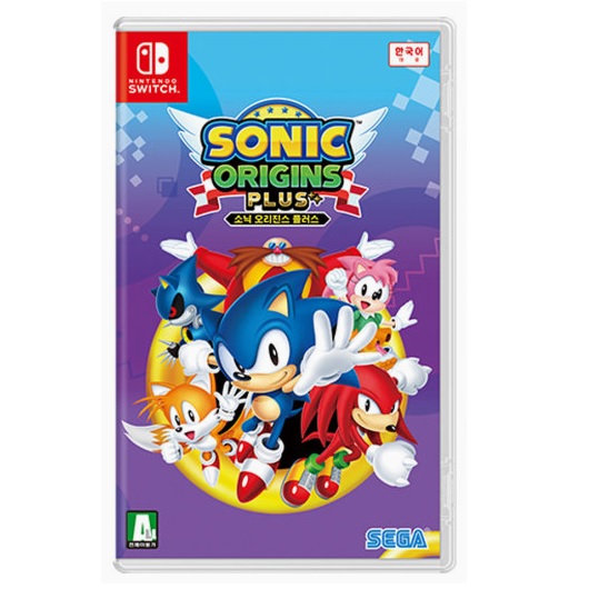 세가 소닉 오리진스 플러스 한글판 (SWITCH, 패키지칩)