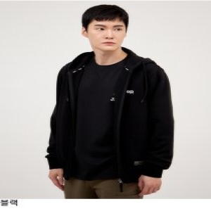JEEP 남여공용 클래식 후드집업 JO3TZU002BK