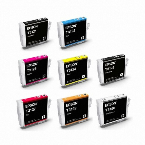 Epson 정품 T312 (T3120, T3121, T3122, T3123, T3124, T3127, T3128, T3129) 8색 세트