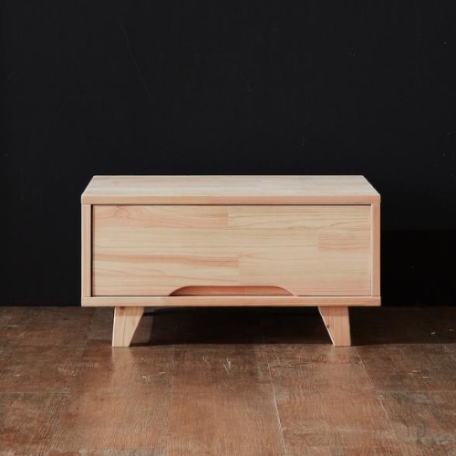 편백나무 숲 히노끼 원목 협탁 600