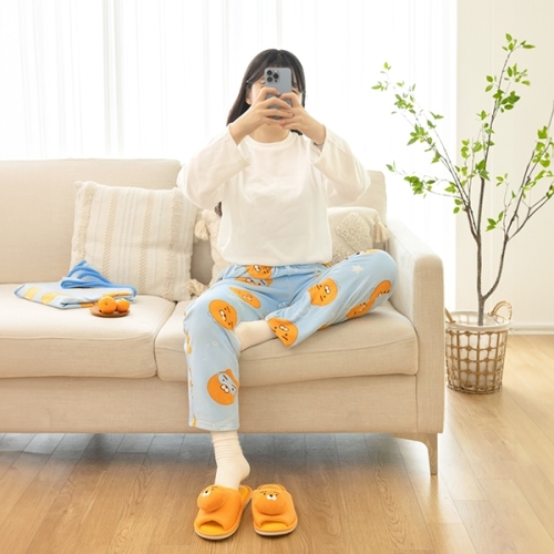 해피투게더 수면바지 잠옷 극세사