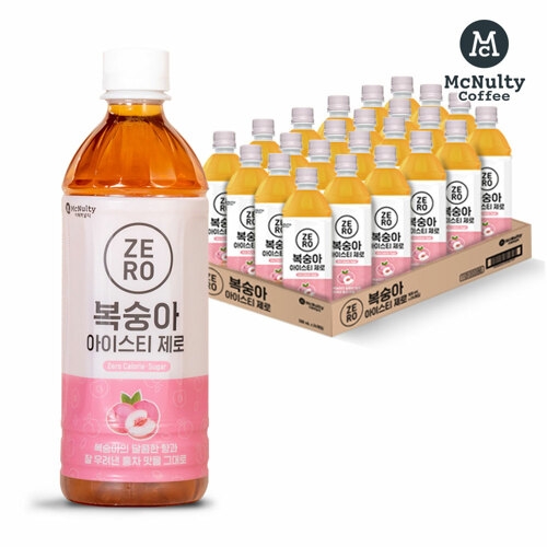 맥널티 복숭아 아이스티 제로 500ml