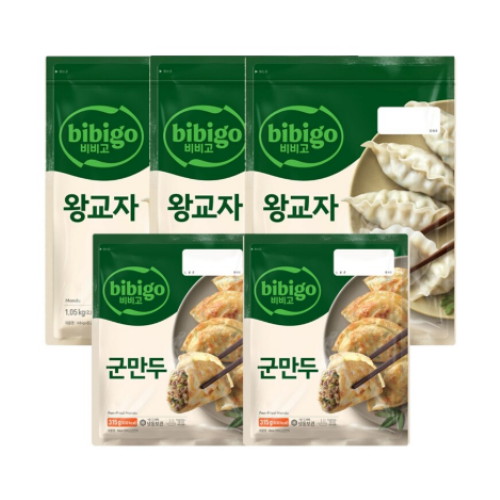 CJ제일제당 비비고 왕교자 1.05kg x 3 + 군만두 315g x 2_이미지