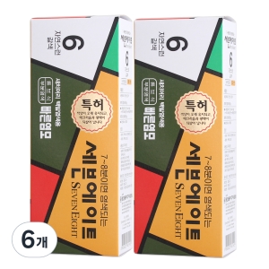 동성제약 세븐에이트 새치 염모제 6호 자연스런갈색 6개