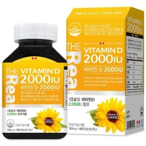더리얼 비타민D 2000IU 180캡슐 (6개)_이미지
