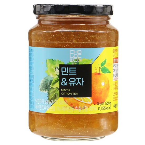 초록원 민트유자차 560g (1개)_이미지