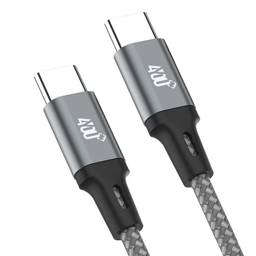 포유아이엔씨 4YOU 메탈 패브릭 C to C타입 케이블