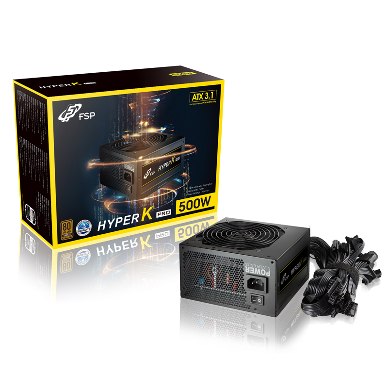 FSP HYPER K PRO <b>500W</b> 브론즈 ATX3.1