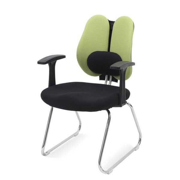 체어포커스 스쿨 요추형 팔걸이 듀얼 고정 의자 ACW-FM (인조가죽등판)