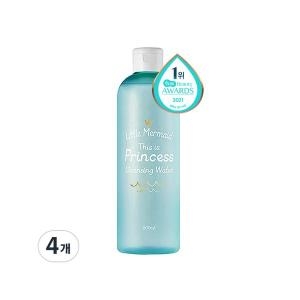 뷰티레시피 리틀머메이드 디스 이즈 프린세스 클렌징워터 500ml (4개)_이미지