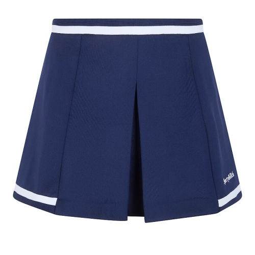 스포티앤리치 세리프 로고 밀라 플리츠 미니 스커트 SK01161300BL107 3907