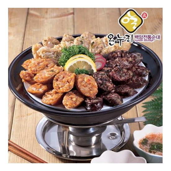 백암전통순대 모듬 3색순대 420g