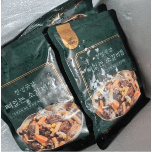 정성곳간 강순의 명인의 뼈없는 소갈비 찜 500g (4개)_이미지