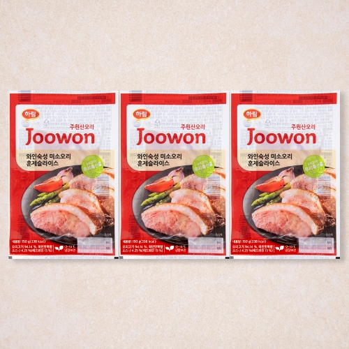 주원산오리 와인숙성 미소오리 훈제슬라이스 150g (3개)_이미지