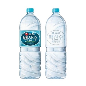 농심 백산수 무라벨 2L (96개)_이미지