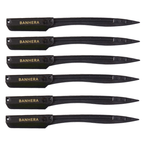 반해라 프로패셔널 면도눈썹칼 블랙 6개입_이미지