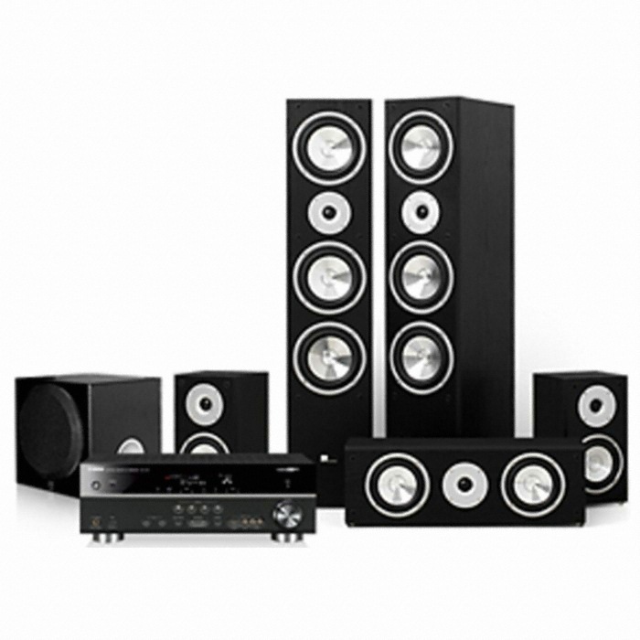 퓨어어쿠스틱스 AV799 5.1채널 + 야마하 AV리시버 (RX-V471, YST-SW012)_이미지