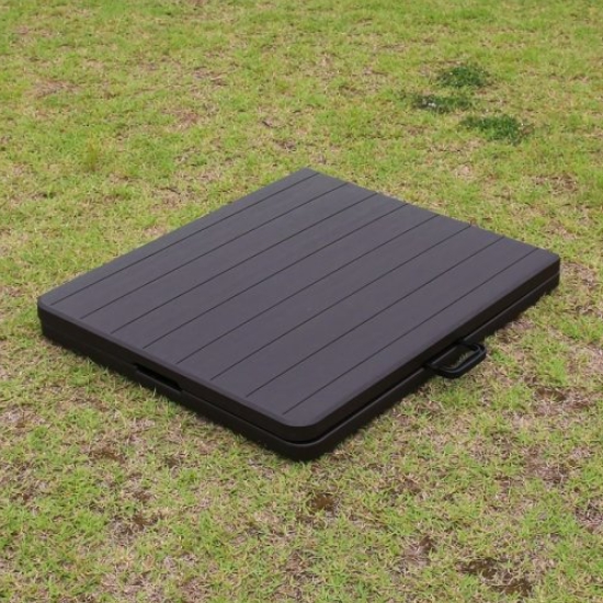 위드퍼니처 아르망 브로몰딩 접이식 야외 테이블 1800 (벤치2개)_이미지