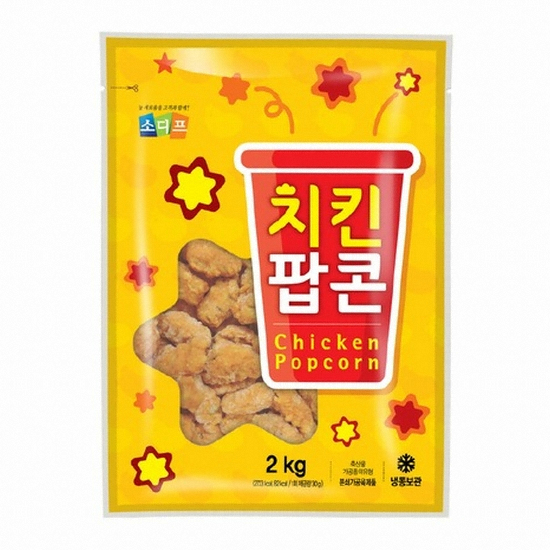 소디프B&F 치킨팝콘 2kg (1개)