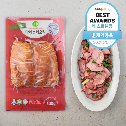 다향오리 다향오리 1등급 훈제오리 슬라이스 600g (1개)_이미지