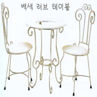 현대가구 화이트 러브테이블_이미지