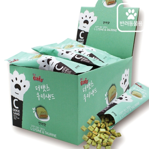 더캣츠 쿠키샌드 연어맛 20g (1개)_이미지
