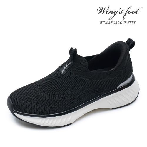  윙스풋 WINGS FOOT 남성 슬립온 FINGERFREE 1 블랙 FF001001QAM