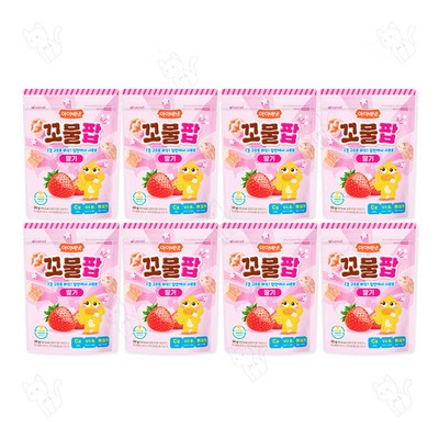 아이배냇 꼬물팝 딸기 30g (8개)_이미지