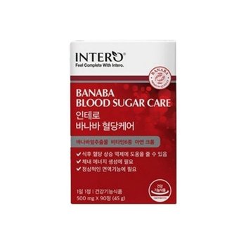 인테로 바나바 혈당케어 500mg 90정 (1개)_이미지
